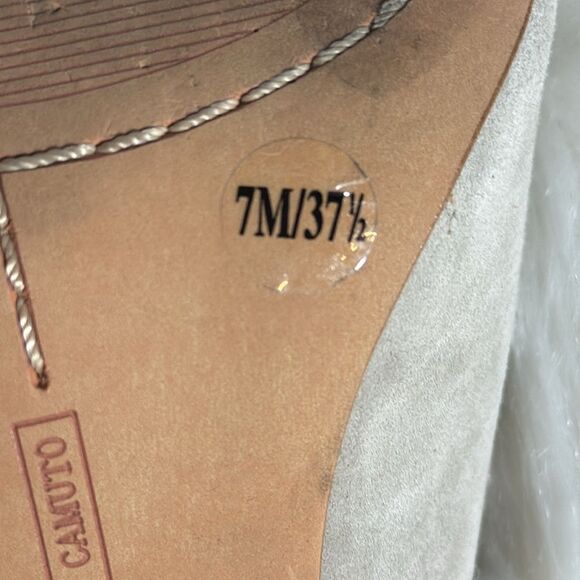 Vince Camuto Alleema Taue Suede Slingback Heels Sz 7 - Picture 5 of 6